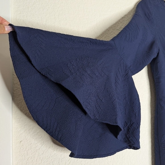 Lilly Pulitzer Navy Belle Sleeved Dress - Picture 6 of 12